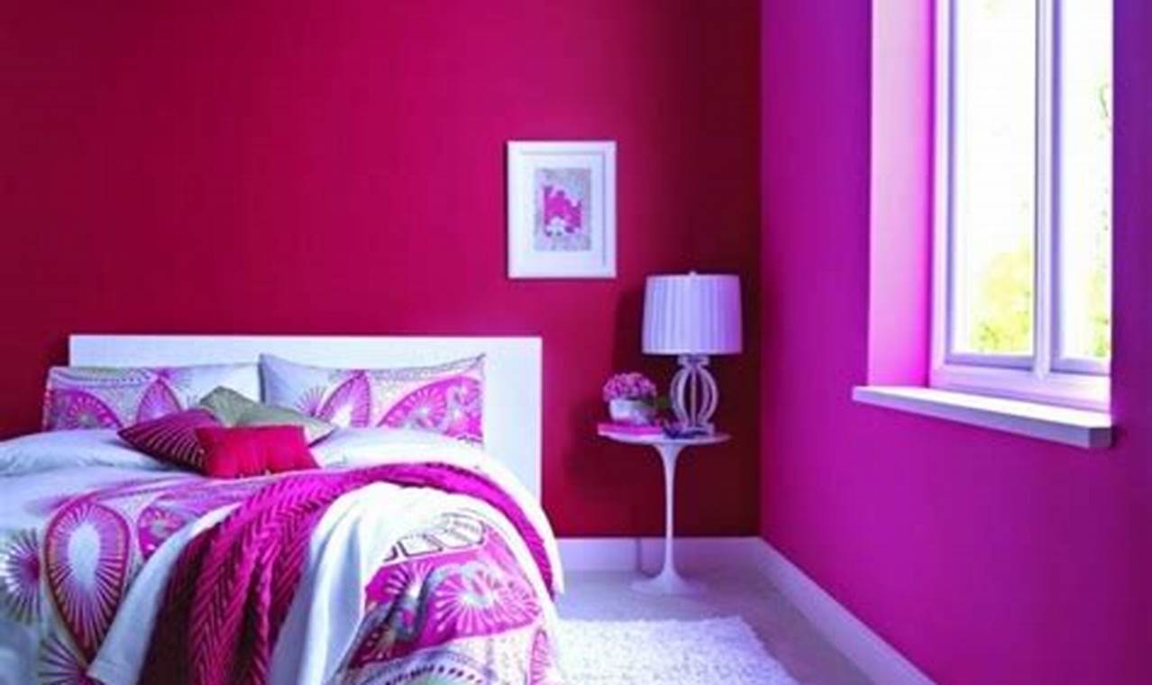 perpaduan warna ungu dan pink