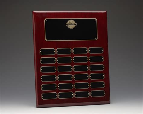 perpetual plaque with inserts