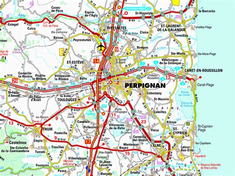 Carte de Perpignan » Vacances Guide Voyage