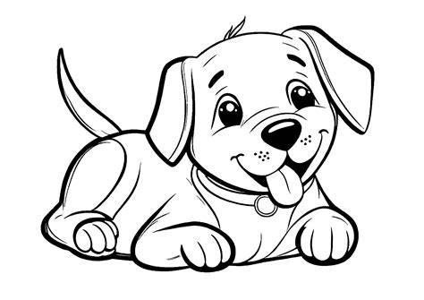 Dibujos de perros para colorear. Dibujos de razas de perros para pintar