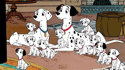 Perro dálmata perdita pongo cruella de vil los 101 dálmatas musical