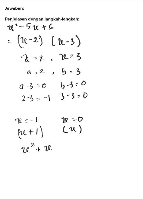 Persamaan Kuadrat x2 + 5x + 6 = 0: Penjelasan dan Analisis