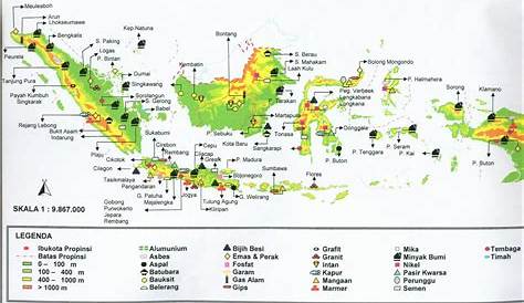 Peta Persebaran Bahan Tambang Di Indonesia