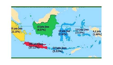 Peta Persebaran Penduduk Di Indonesia