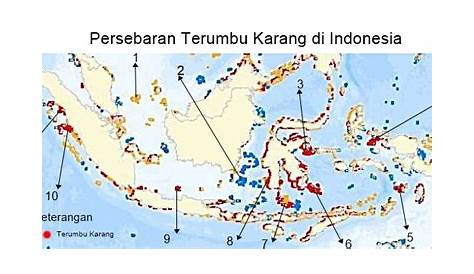 Gambar Peta Persebaran Terumbu Karang Di Indonesia