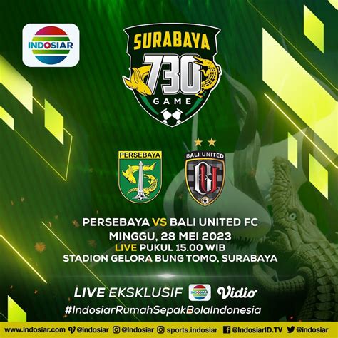 persebaya vs bali united live