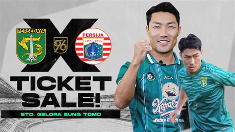 persebaya vs persija tiket