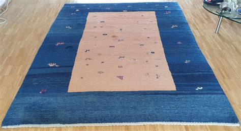 Perser Gabbeh Teppich 147 x 99 cm Unikat