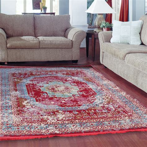 persian rug for turqoise couch