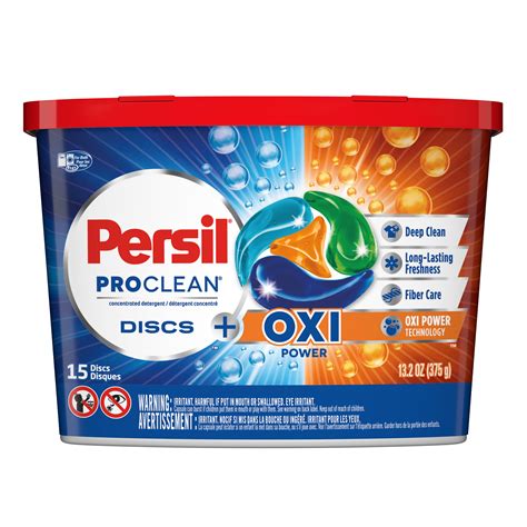 persil oxi discs laundry detergent pacs