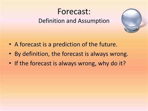 persistence forecast definition