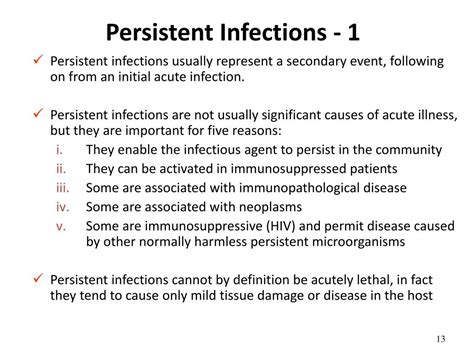 persistent infection