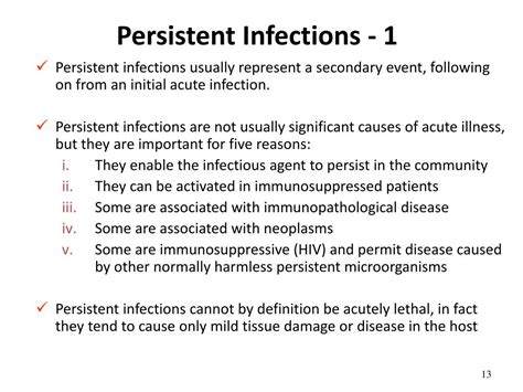 persistent infection meaning
