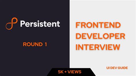 persistent systems interview questions