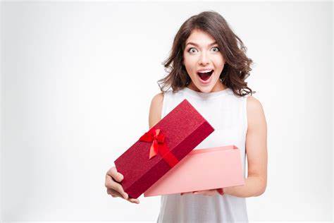 Person Opening Surprsie Gift