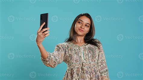 person taking selfie