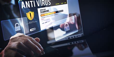 Person Using Antivirus Software