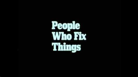 person who fixes things