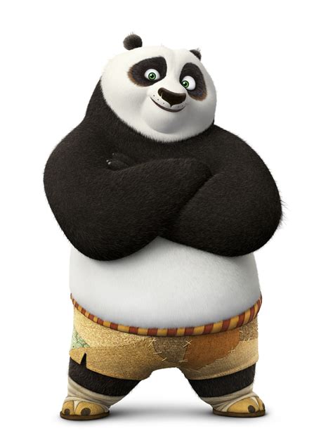 personagens panda kung fu