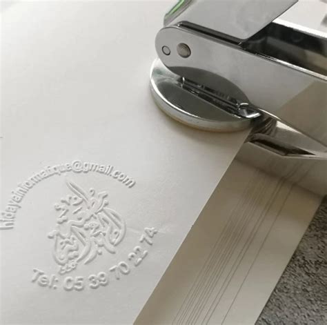 Personal Book Stamp Embosser
