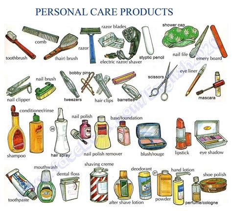 personal care items examples