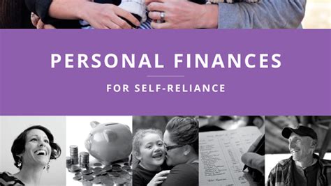 personal finance for self reliance