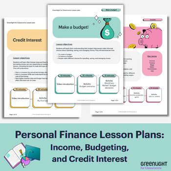 personal finance lessons