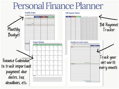 personal finance planner