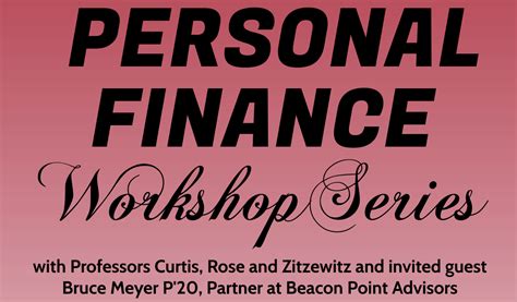 personal finance workshop