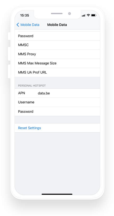 Personal Hotspot Iphone Apn