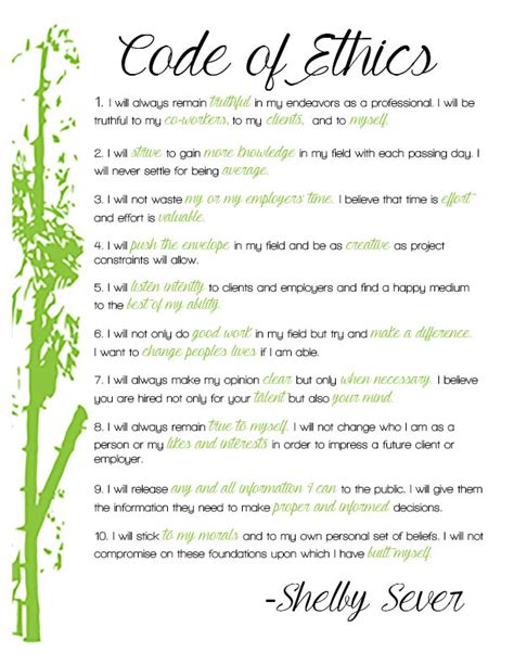 Personal.code Of Ethics
