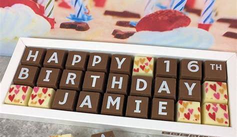 Personalised 21st Birthday Chocolate Box By Cocoapod Chocolates
