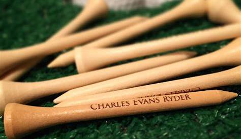 Personalised wooden golf tees in a tin | Etsy
