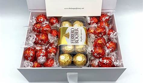 Personalised Black Lindt Box | Chocolate Gifts | NetFlorist
