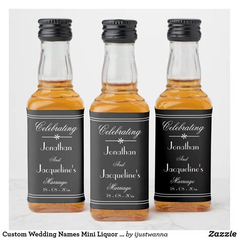 personalised bottles of alcohol