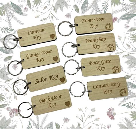 personalised key tags