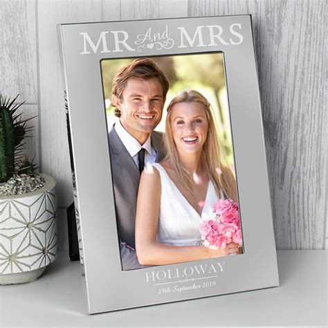 Personalised Silver Photo Frames Uk