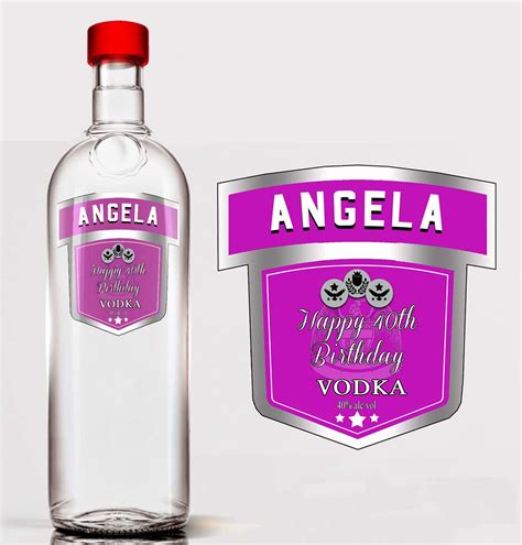personalised vodka bottle nz