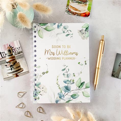 Personalised Wedding Planner Book