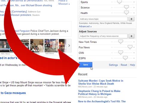 personalize new google news