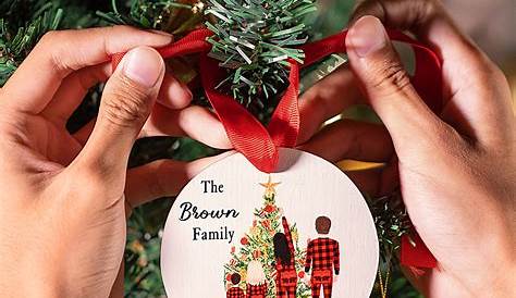 Personalized Christmas Ornaments Family Of 5