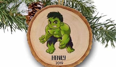 Personalized Christmas Ornaments Hulk