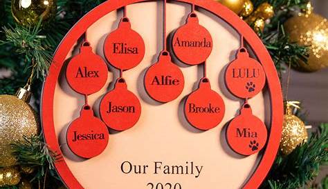 Personalized Christmas Ornaments Nz Personalised Name Ornament Felt