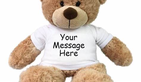 Beary Loveable Personalized Teddy Bear 12" | GiftsForYouNow