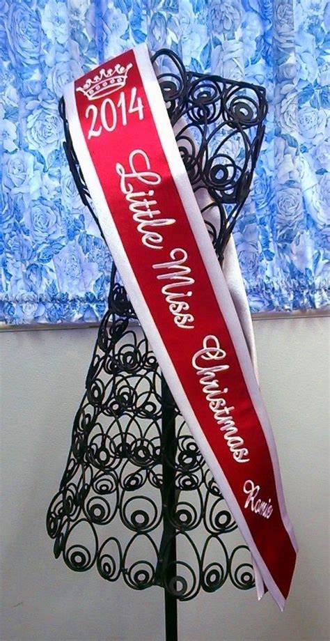 personalized beauty pageant sashes