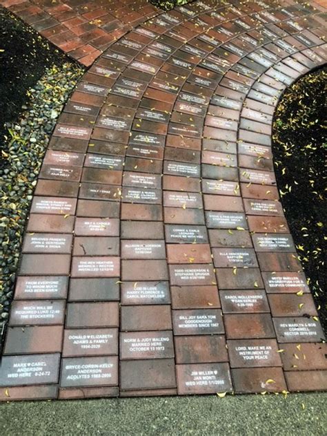 personalized brick pavers