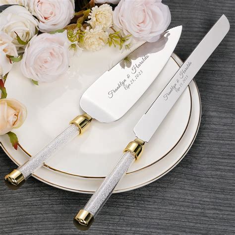 Personalized Cake Knife And Server
