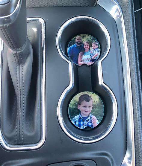 personalized ceramic car coasters