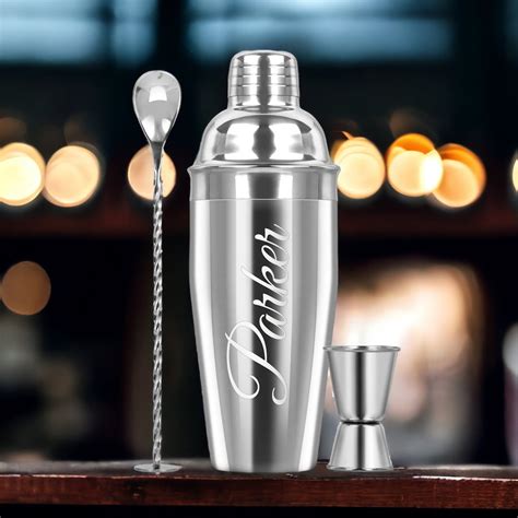 Personalized Cocktail Shaker Set