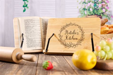 Personalized Cookbook Stand